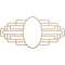 Ekena Millwork Elizabeth Wood Fretwork Pierced Ceiling Medallion, Alder, 36"W x 18"H x 9 7/8"IW x 17"IH x 3/8"T CMWP36X18X0375EBAL - alternate 1